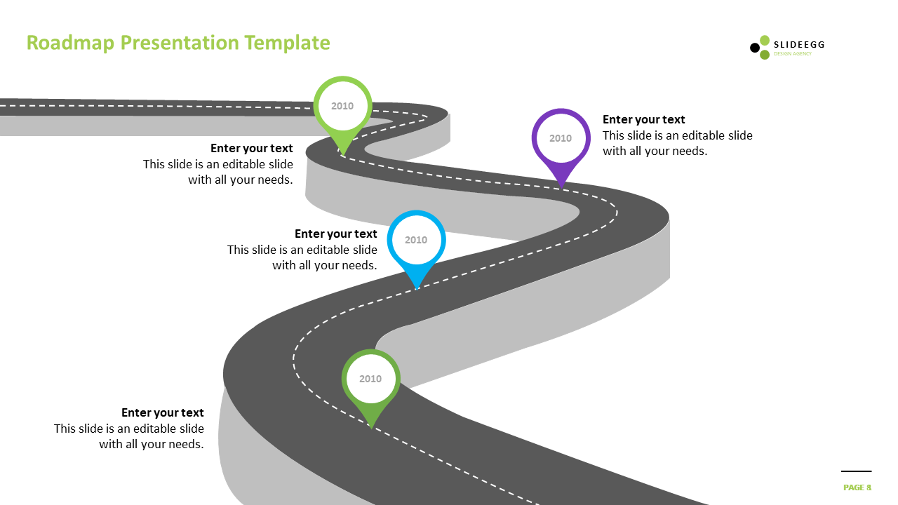 Roadmap PowerPoint Template & Google Slides